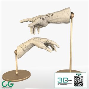 The Creation of Adam Sculpture